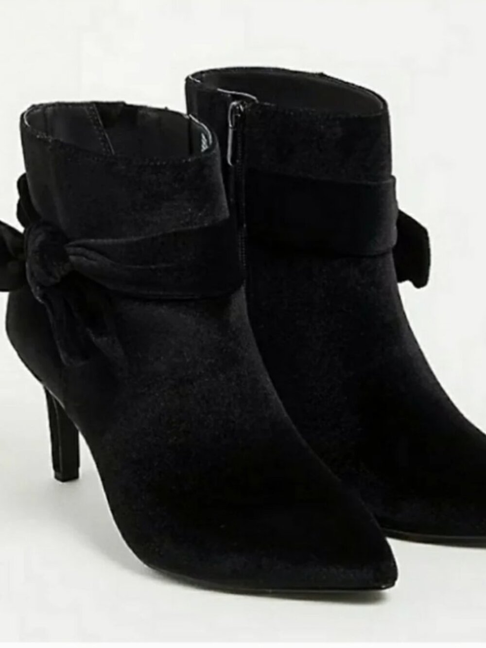 Torrid Velvet Bowtie Bootie